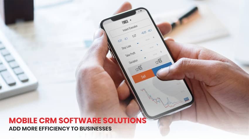 On the one hand, mobile CRM software solution allows employees to load and access vital data from anywhere, at the same time users can automatically update information
